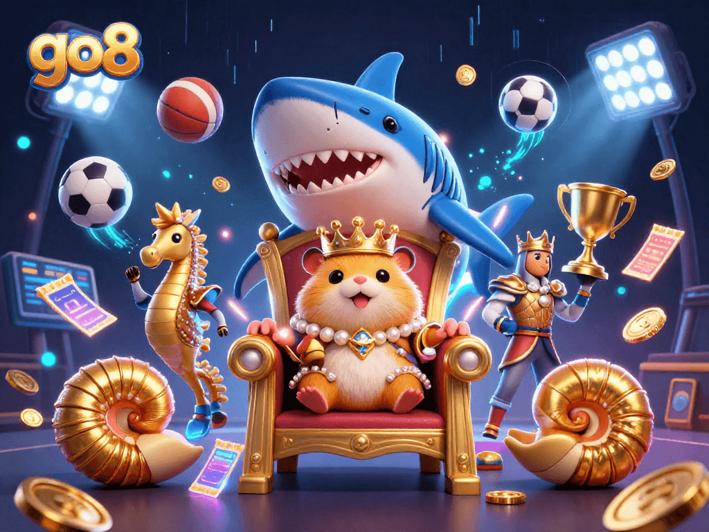 Experience thrilling casino adventures with go8, exploring vibrant 3D illustrations and engaging game elements.