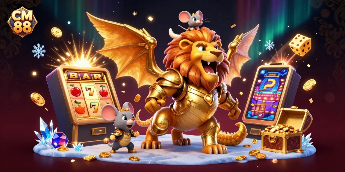 Experience thrilling wins with CM 88 in this vibrant 3D casino adventure bursting with games and excitement.