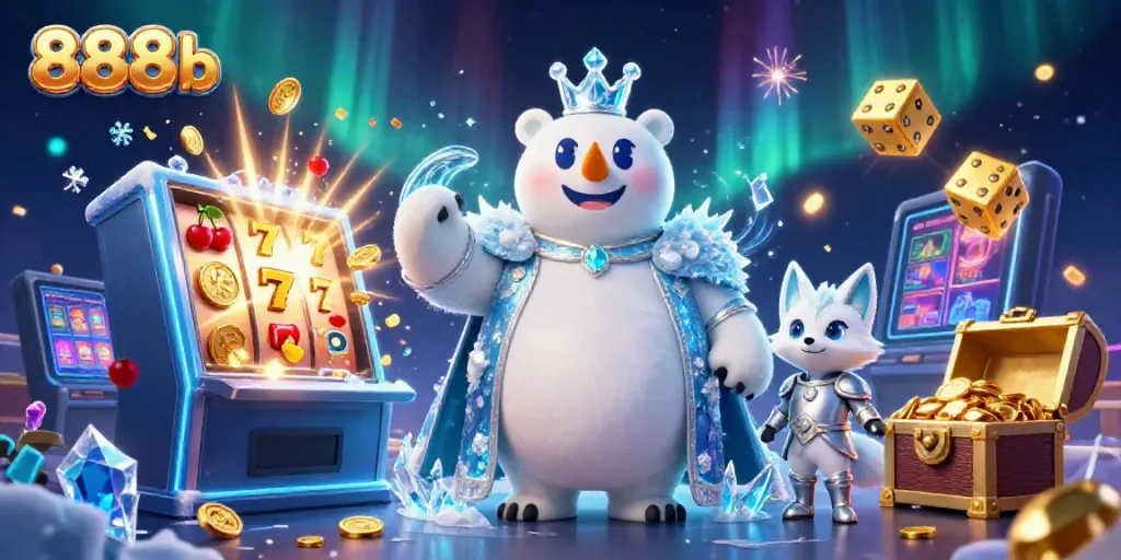 Engage in thrilling gameplay at 888b with excitement radiating from massive jackpots and vibrant casino elements.