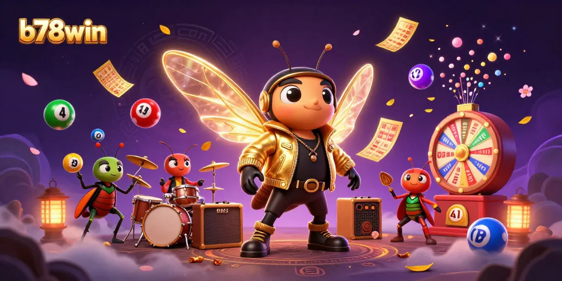 Experience thrilling gameplay with b78win's vibrant lottery scene full of excitement and colorful elements.