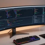 Software development at alo868 with advanced technology interface and cybersecurity measures for digital platforms.